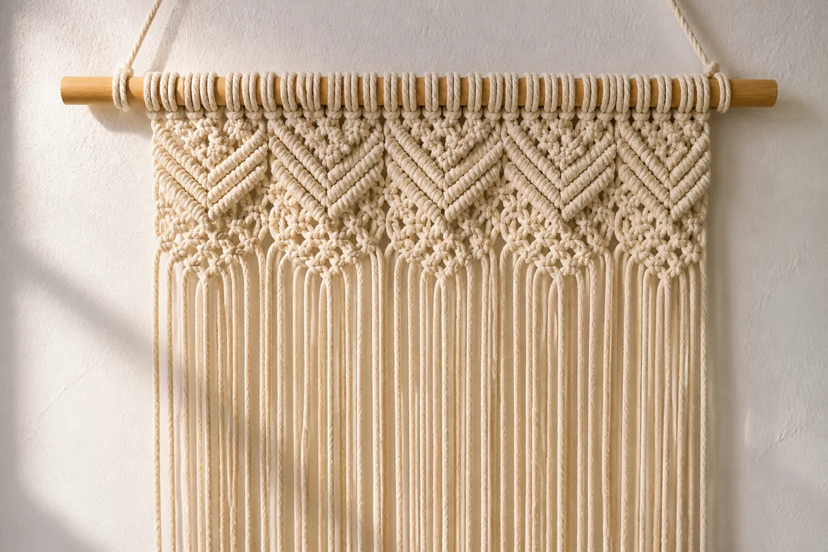 Nœuds de base en macramé : le geste exact, nœud par nœud