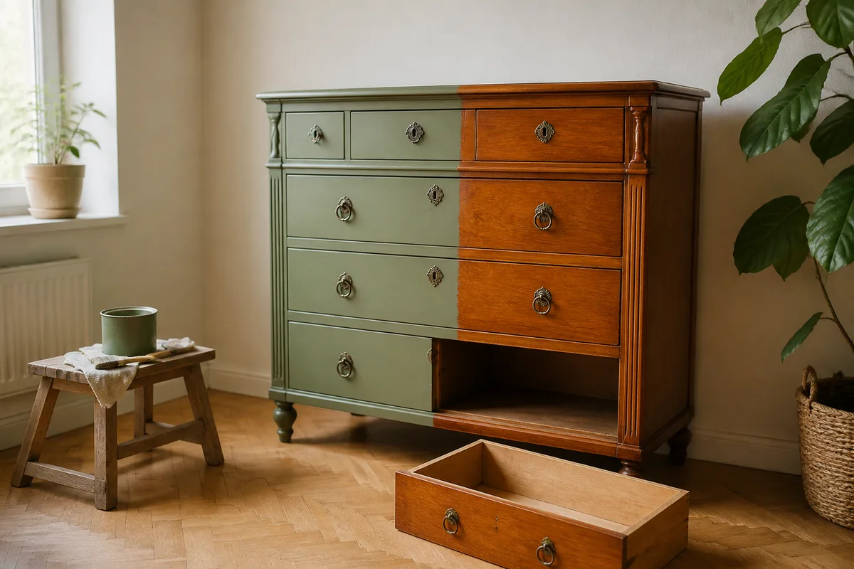 Relooker un meuble ancien en moderne, matériau par matériau